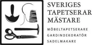 Tapetserare-föreningens logo.